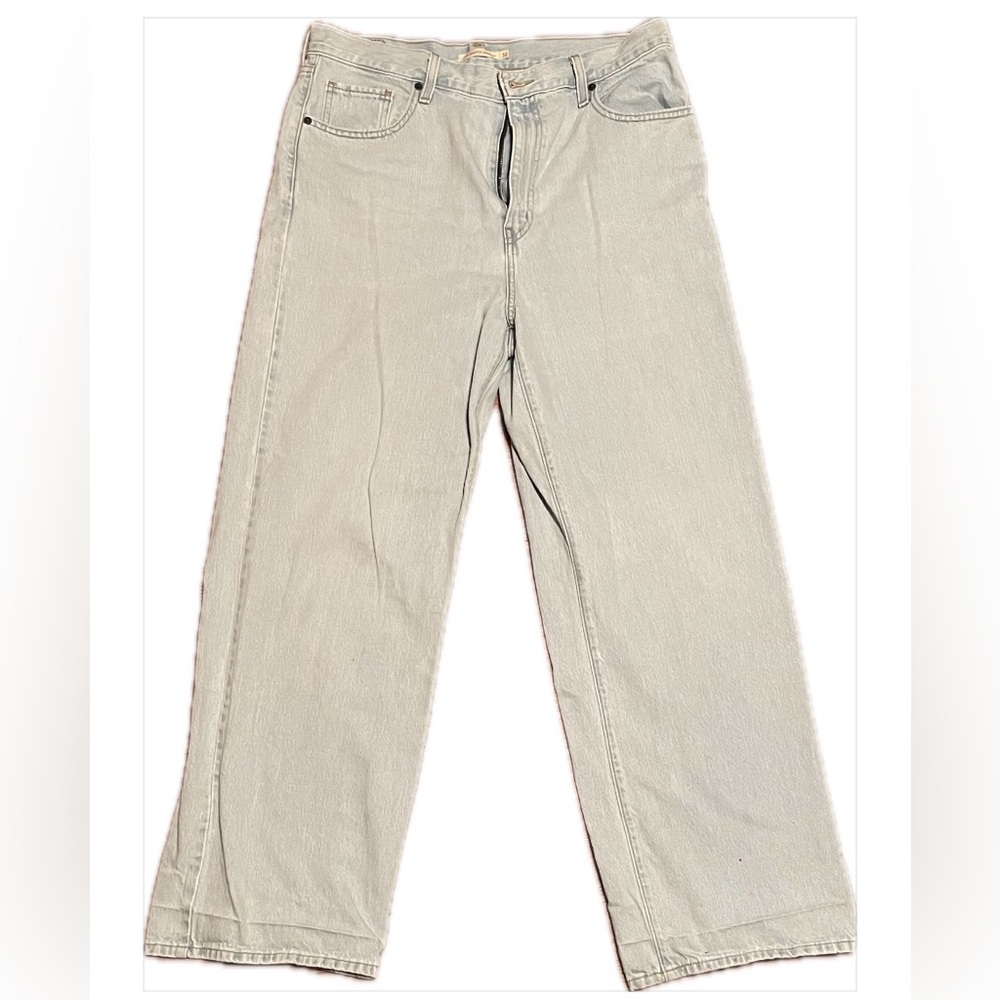 Levi's Blue Wash High Waisted Straight Jeans W32 L31